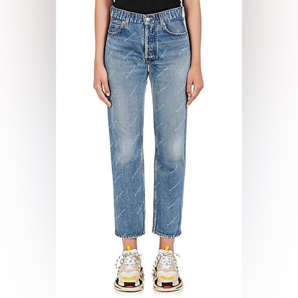 Balenciaga Logo Jeans